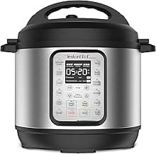 Duo Plus 9-in-1 Multicooker, Pressure Cooker, Slow Cook, Rice Maker, Steamer, Sauté, Yogurt, Warmer & Sterilizer, Includes App with Over 800 Recipes, Stainless Steel, 6 Quarts